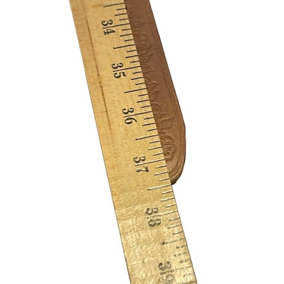 Northern Reflections Brown Genuine Italian Leather Belt Size M - Picture 11 of 11